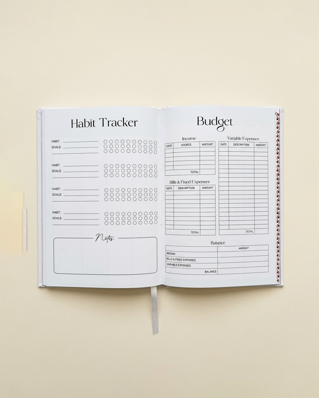 Yearly Planner | Classic Blue Circle