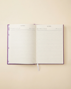 Ruled Journal | Royal Lavender Floral