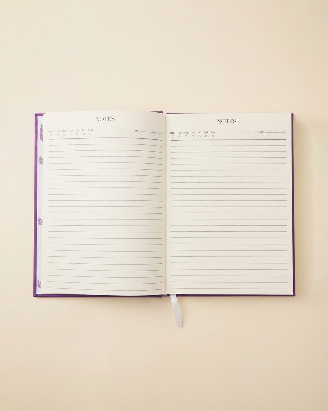 Ruled Journal | Royal Lavender Floral