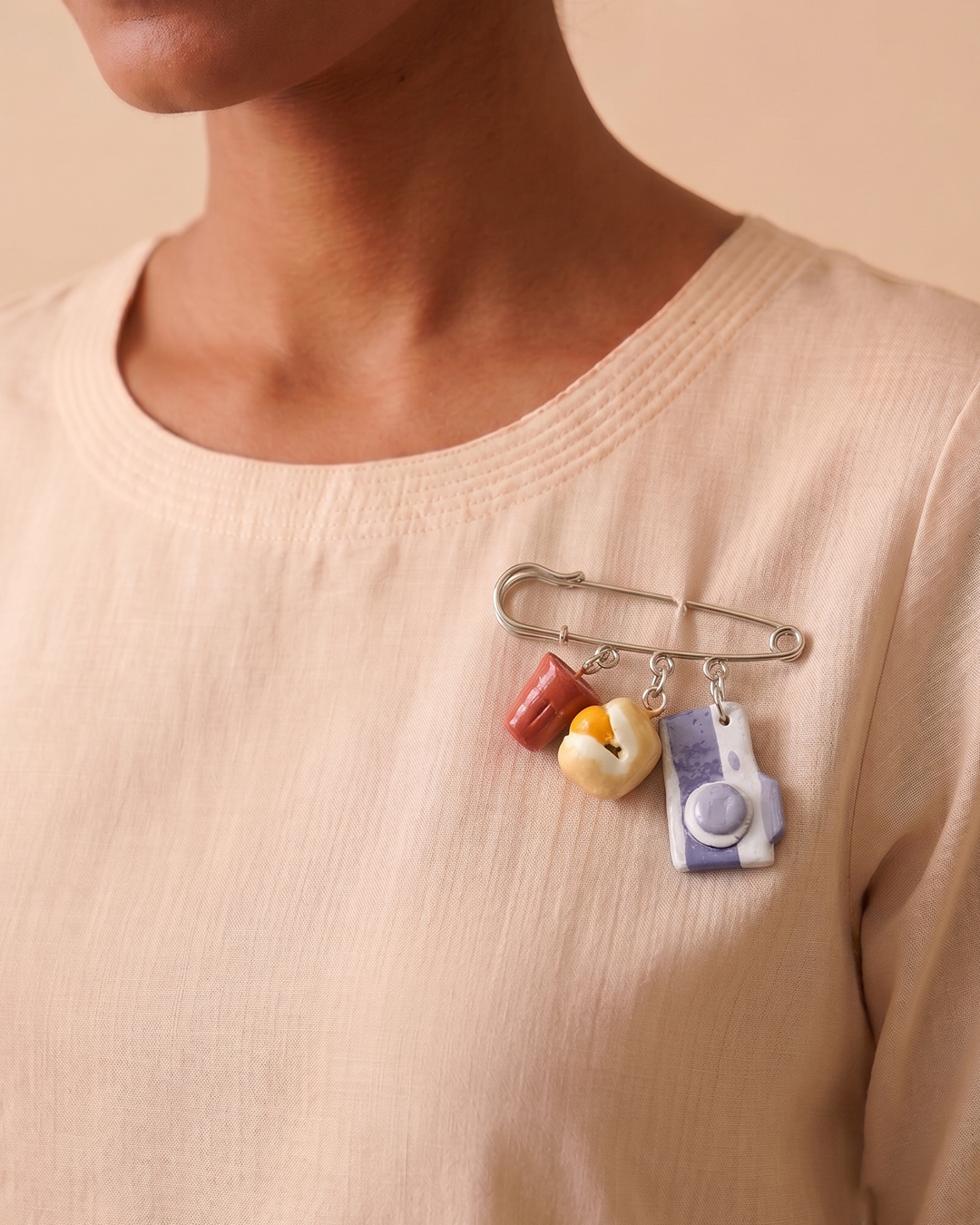 Safety Pin Brooch | Mumbai Love