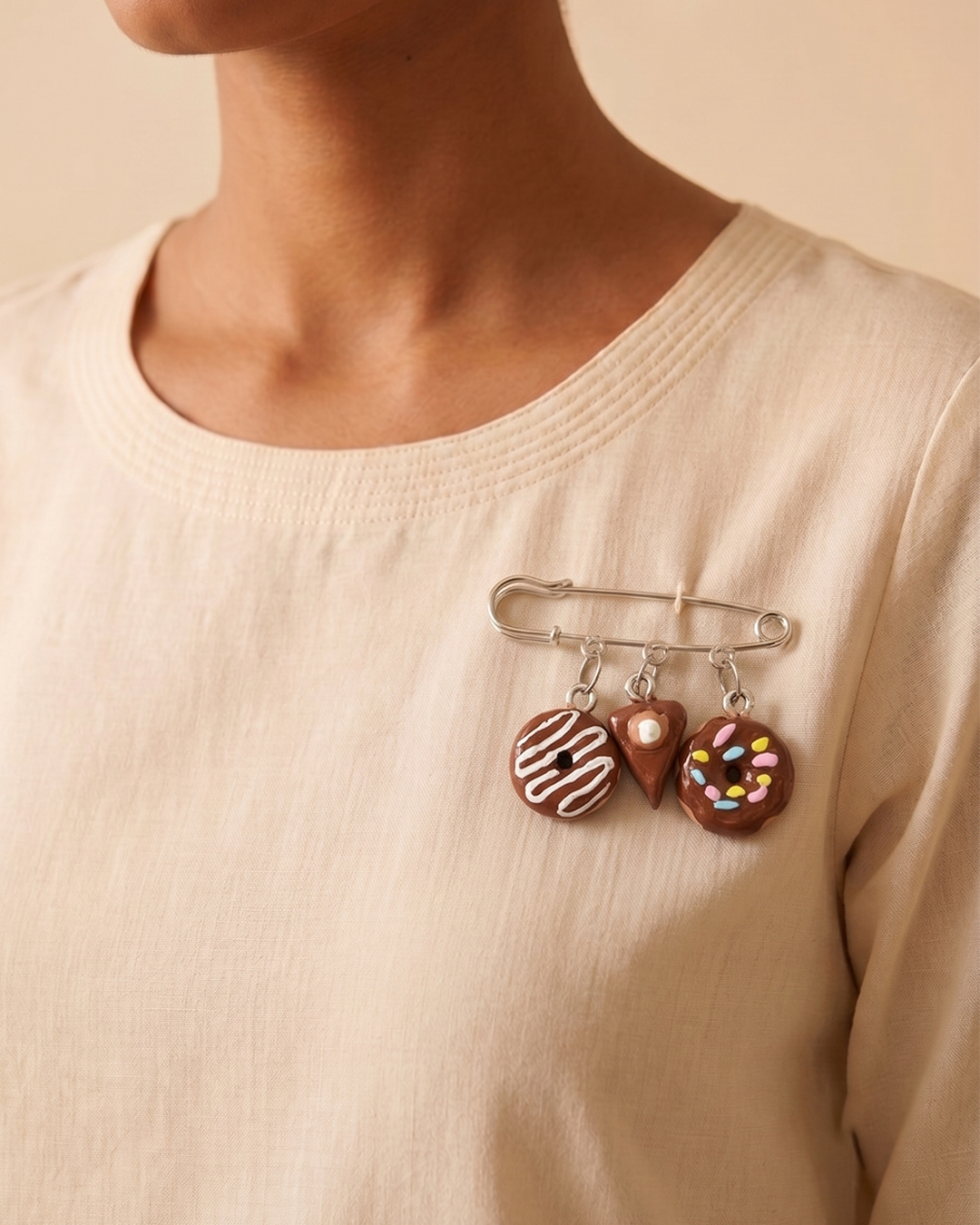Safety Pin Brooch | Sweet Tooth